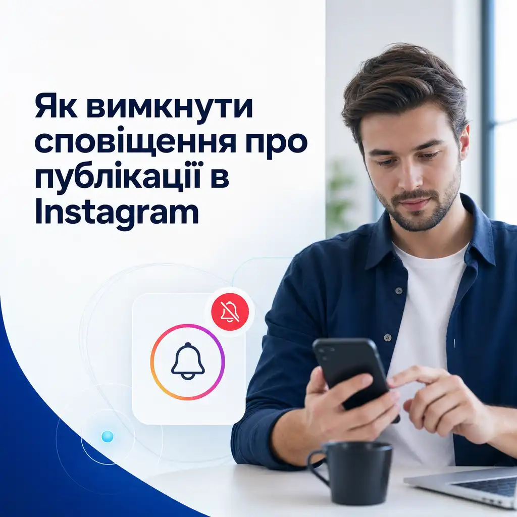 Як вимкнути сповіщення про публікації в Instagram