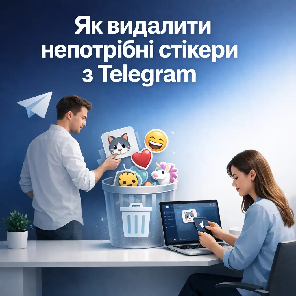 Як видалити непотрібні стікери з Telegram