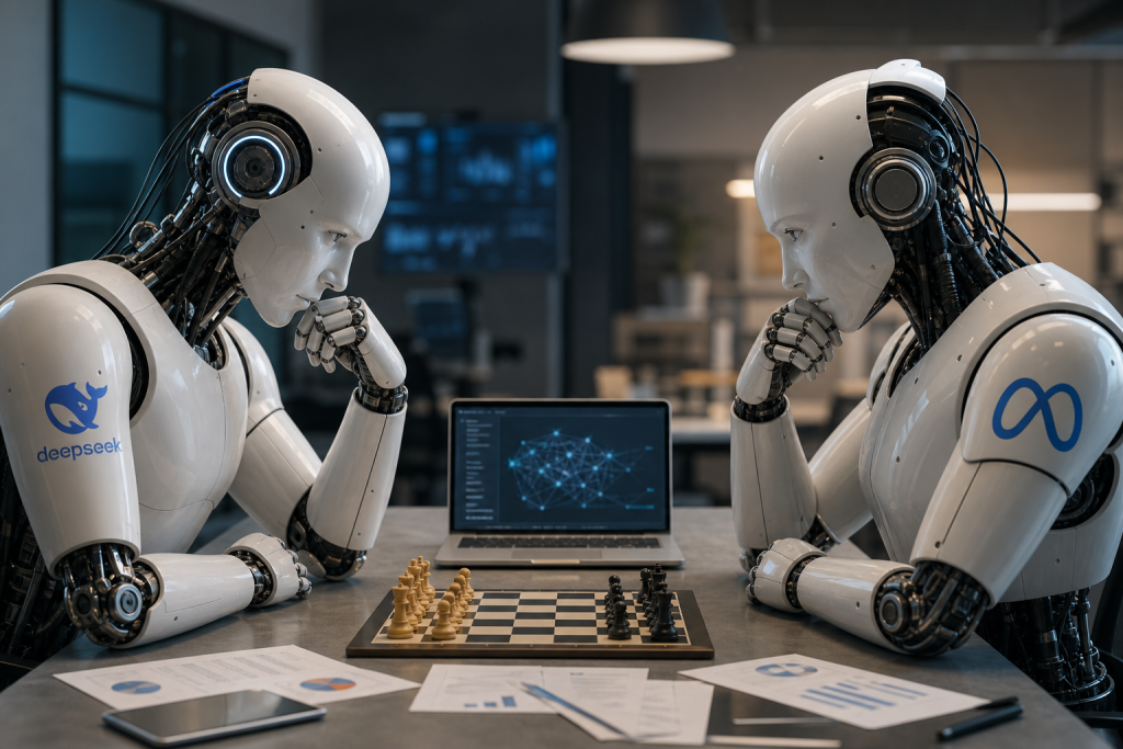 Meta AI та DeepSeek: порівняння виконання реальних завдань у штучному інтелекті