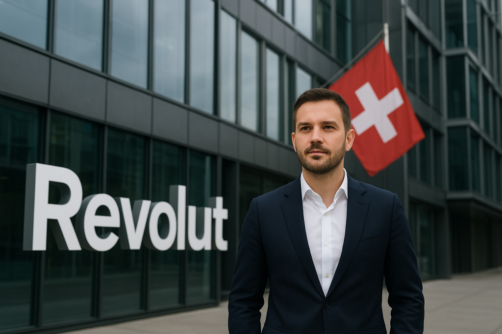 Revolut розширює свою присутність у Швейцарії для глобального розвитку