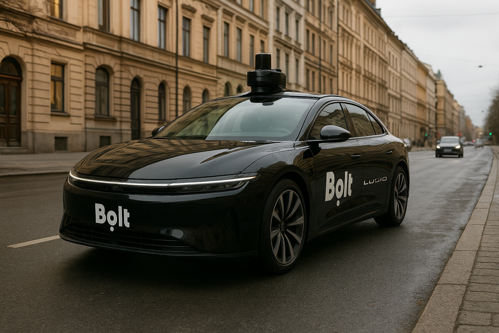 Bolt та Lucid мають намір запустити 25 000 роботаксі в Європі