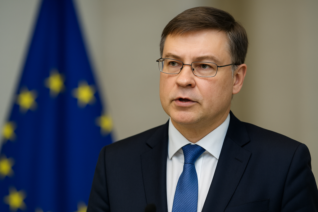Цифровий євро забезпечить «грошову приватність», стверджує Домбровскіс